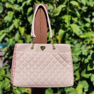 Luv Betsey By Betsey Johnson Quilted Tote Bag